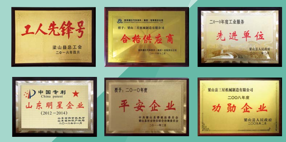 企業(yè)榮譽(yù)